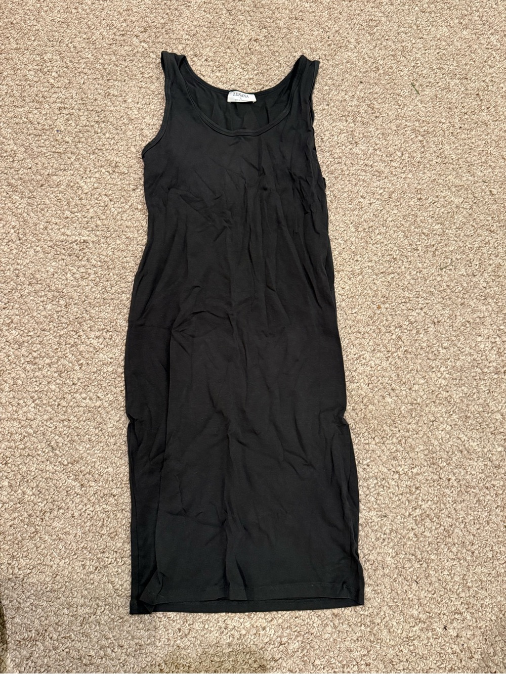 Zenana Sleeveless Tank Dress